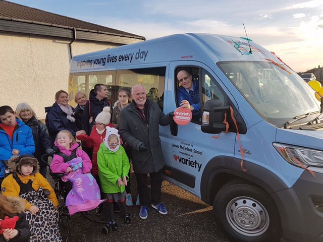 Variety Sunshine Coach Presented to James McFarlane School