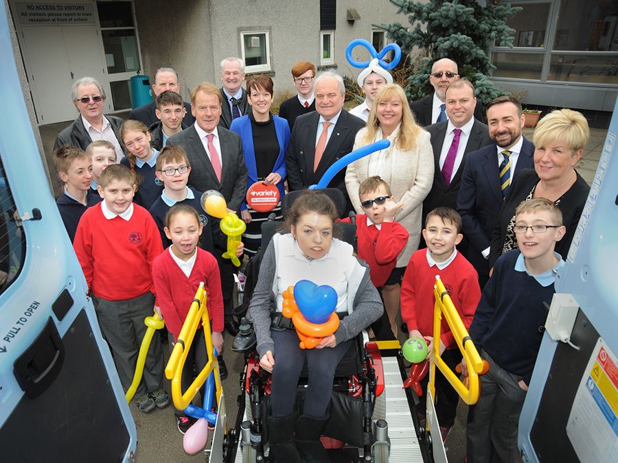 Glencryan School Celebrates the Arrival of New Sunshine Coach - Variety ...